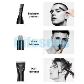 3in1 Rechargeable Nose Hair Eyebrow Trimmer